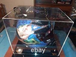 Autographed With Coa Martin Truex Jr Bass Pro Shops Full Size Helmet And Case