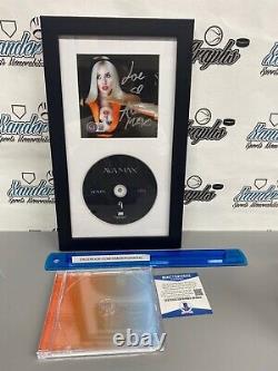 Ava Max Amanda Koci Signed Autographed CD Booklet Framed Matted-beckett Bas Coa