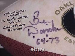 BEN DAVIDSON AUTOGRAPHED SIGNED FOOTBALL (RAIDERS) WithDisplay Case & Signed COA