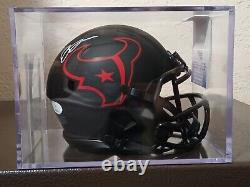 BREVIN JORDAN Signed Houston Texans Lunar Eclipse Speed Mini Helmet (JSA SD COA)