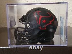 BREVIN JORDAN Signed Houston Texans Lunar Eclipse Speed Mini Helmet (JSA SD COA)