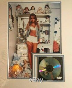 BRITNEY SPEARS Signed CD Case With Photo Matted Display JSA COA