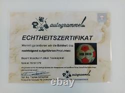 Bayern Munich Football Teamsigniert 1978/1979 + Display Case Signature Fcb COA