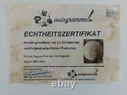 Bayern Munich Football Teamsigniert 1993/1994 + Display Case Signature Fcb COA
