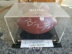 Ben ROETHLISBERGER signed/autographed NFL Football withdisplay case and COA