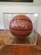 Ben Wallace Autographed Official Spalding Basketball In Display Case With Coa