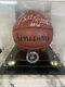 Bill Russell Autographed Basketball With Display Case And Coa