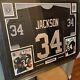 Bo Jackson Authentic Autograph Framed Jersey Coa Raiders