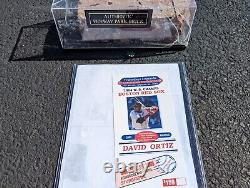 Boston Red Sox Authentic Signed Brick From Fenway Park With Display Case COA