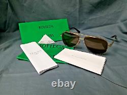 Bottega Veneta Men's BV1240S 002 Aviator Sunglasses COA Case DISPLAY MODEL