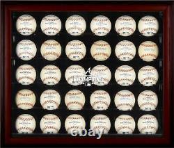 Braves Baseball Logo Display Case Fanatics Authentic COA Item#11672525