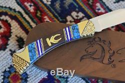 Buck 110 David Yellowhorse Kit Carson Knife Mint Coa & Wood Display Box Case