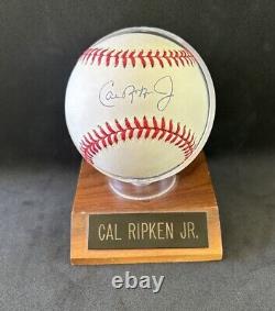 CAL RIPKEN JR? Autographed Official Rawlings AL Baseball? Goldin COA & Case