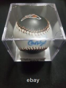 CAL RIPKEN JR. Signed Autographed Baseball COA With Ball Display Case