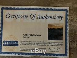 CARL YASTRZEMSKI AUTOGRAPHED ML BASEBALL STEINER HOLOGRAM COA With DISPLAY CASE