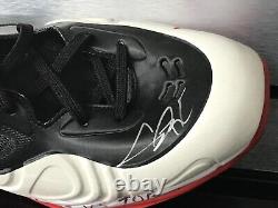 CHRIS BOSH Game Used Signed MIAMI HEAT Nike Shoe 1-23 VS TORONTO N Case Holo COA