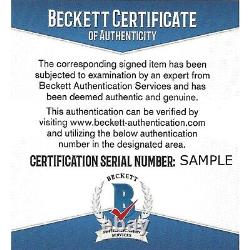 CJ Cron Autographed MLB Signed Baseball With Display Case Beckett COA