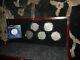 Complete Morgan Dollar Mint Mark Set In Display Case With Coa