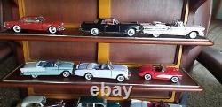 COMPLETE SET 12 Classic Cars of the Fifties Franklin Mint Display Shelf Book COA