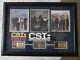 Csi, Csi Miami And Csi Ny Autographed Photos In Display Frame Includes Coa