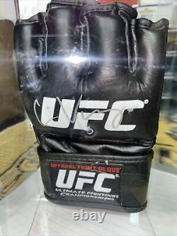 Cain Velasquez UFC Autographed Signed Glove JSA Certified COA With Display Case