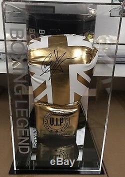 Carl Froch Signed Boxing Glove In A Display Case World Champion Cobra RARE COA