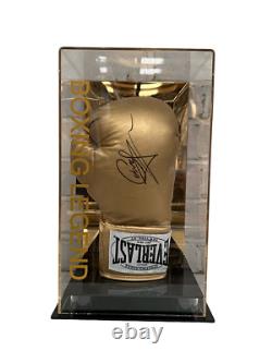 Carl Froch Signed Gold Everlast Boxing Glove In a Display Case COA