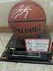 Carmelo Anthony Signed Basketball With Display Case (coa)