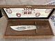 Case Xx 1986 Alamo Commemorative Bowie Knife With Oak Wood Display Box & Coa