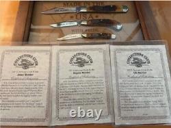 Case XX 2013 Annual Collector Club Knife Set with COA Displayed Never used