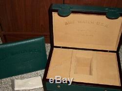 Chris Aire Watch Co Beverly Hills Empty Watch Case Display Storage Box With COA