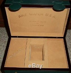 Chris Aire Watch Co Beverly Hills Empty Watch Case Display Storage Box With COA