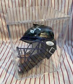 Chris Snyder Signed AZ Diamondbacks Mini Catchers Mask with Display Case JSA COA
