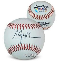 Clayton Kershaw Autographed MLB Signed Baseball PSA DNA COA With Display Case