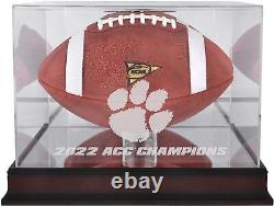Clemson Football Logo Display Case Fanatics Authentic COA Item#12513667