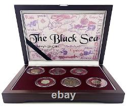 Coin Collection Six Historical Coins From The Black Sea Region + Display + Coa
