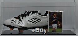 Colin Hendry Signed Autograph Football Boot Display Case Scotland AFTAL COA