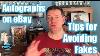 Collectibles Chat Episode 13 How To Buy Autographs On Ebay Tips For Avoiding Fakes