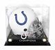 Colts Football Helmet Logo Display Case Fanatics Authentic Coa Item#10588667