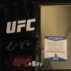 Conor Mcgregor Signed Glove In Display Case Beckett COA UFC MMA