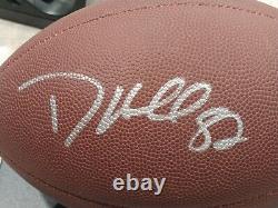 DANTE HALL Signed Wilson NFL Football (PSADNA ITP COA) WithDisplay Case