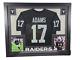 Davante Adams Las Vegas Raiders Signed Framed Jersey 35x43 Authentic Coa Beckett