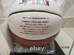 DENNIS RODMAN Signed Spalding Basketball WITH DISPLAY CASE withHOF 2011 SS COA