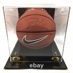 Damian Lillard Autographed Nike Basketball Display Case + PSA Authentic COA LOA