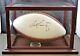 Dan Marino Dolphins Autographed Fs Wilson Football In Display Case With Coa Fo