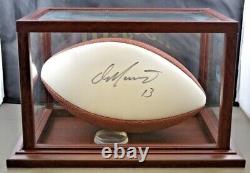 Dan Marino Dolphins Autographed FS Wilson Football in Display Case with COA FO