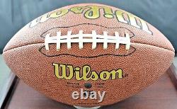 Dan Marino Dolphins Autographed FS Wilson Football in Display Case with COA FO