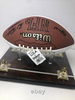 Dan Marino Signed Pro NFL Wilson Football HOF Dolphins Display Case & COA