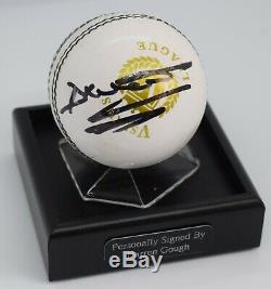 Darren Gough Signed Autograph Cricket Ball Display Case England AFTAL COA