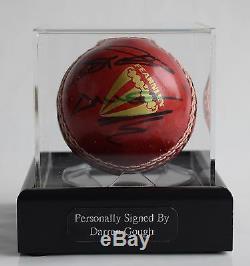 Darren Gough Signed Autograph Cricket Ball Display Case Sport England AFTAL COA